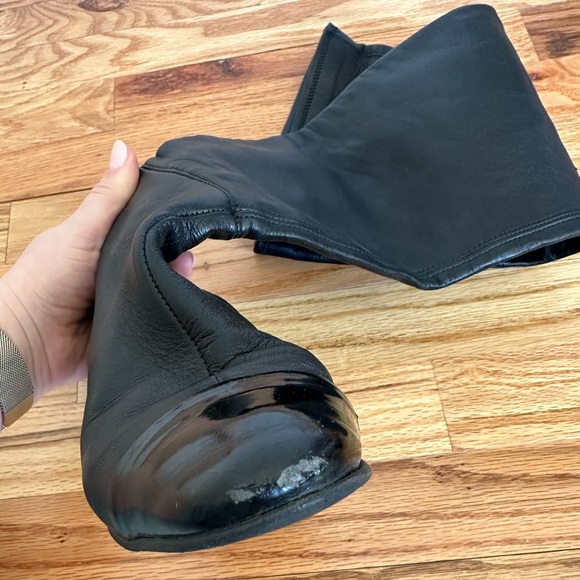 ZARA Over the Knee Leather Boots - Picture 10 of 13